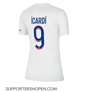 Paris Saint-Germain Mauro Icardi #9 Tredje Matchtröja Dam 2022-23 Kortärmad